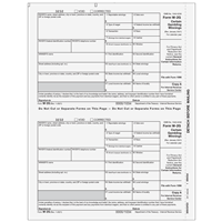 W-2 G Fed Copy A Cut Sheet